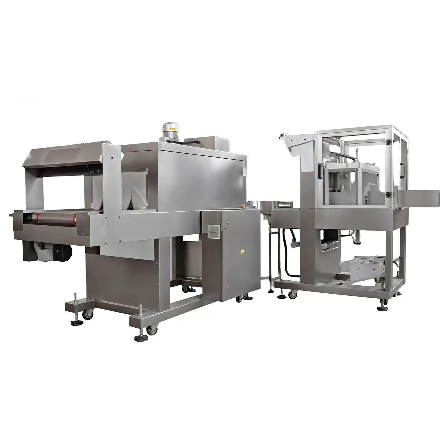 Fully automatic heat shrink packaging machine